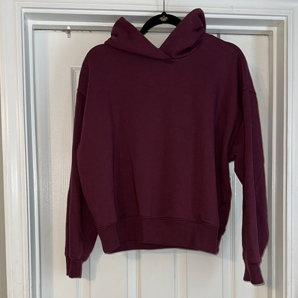 Women's Maroon Hoodie Sweatshirt